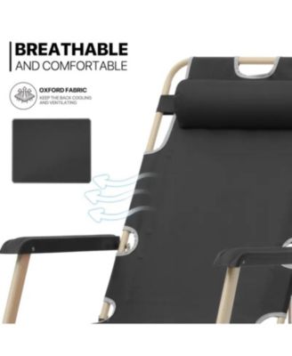 deck chair black