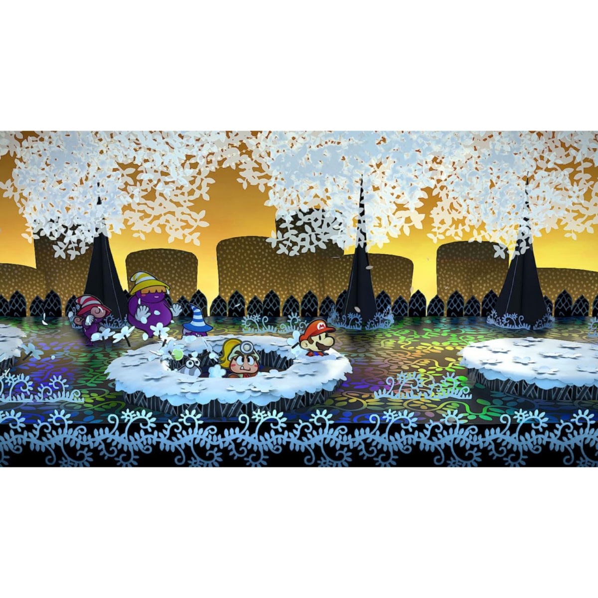 Nintendo Switch White Oled Console with Pikmin 4, Surge Accessory Gaming Kit, MightySkins Console and Controller Skin Voucher and 1 Year Cps Extended