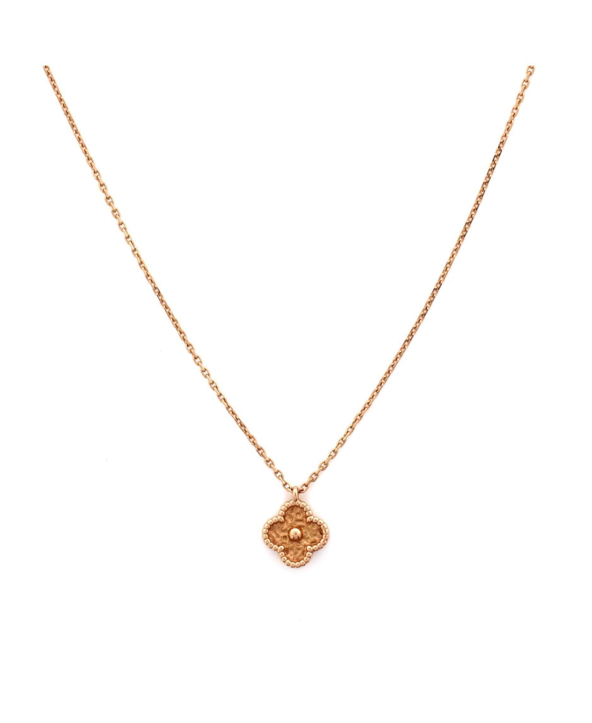 Sweet Alhambra Pendant Necklace 18K Rose Gold - 18k rose gold