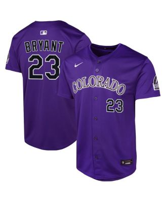 Nike - Big Boys and Girls Kris Bryant Purple Colorado Rockies Alternate Limited Player Jersey