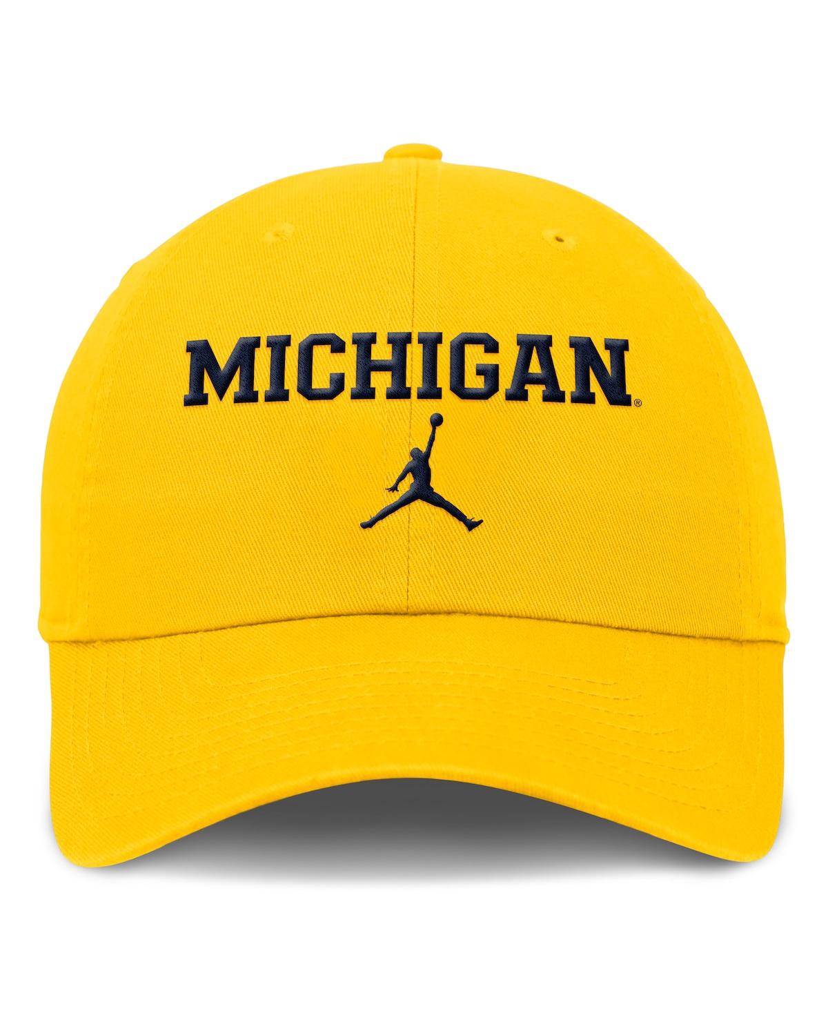 Jordan Men's Maize Michigan Wolverines Club Tri-glide Adjustable Hat