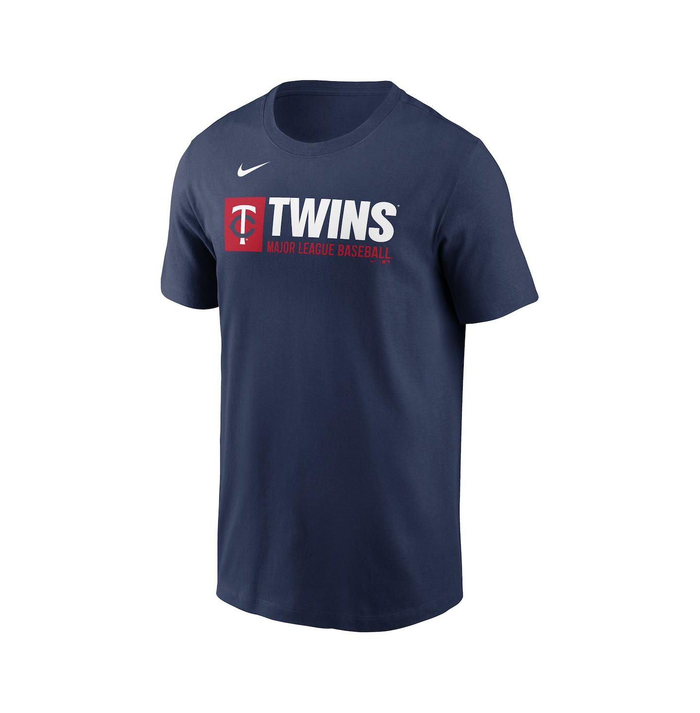 Мужская футболка Nike Navy Minnesota Twins Team Block — фото 2