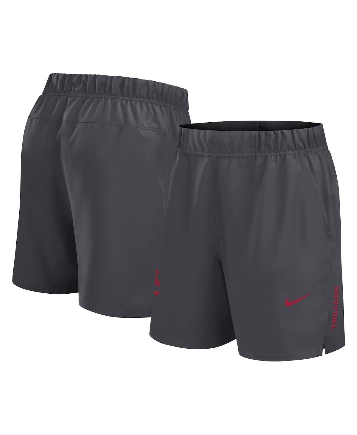 Nike Men's Charcoal Ohio State Buckeyes Primetime Woven Victory Performance Shorts In Gray
