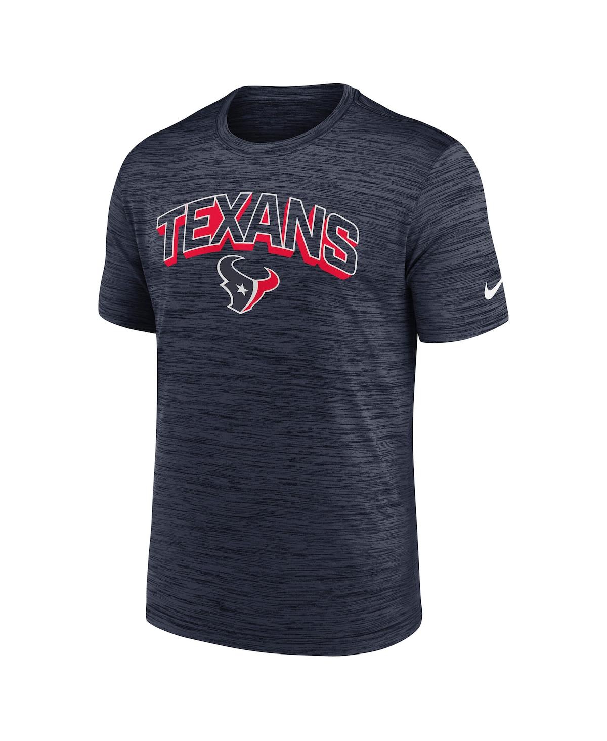 Nike Men's Navy Houston Texans Velocity Performance T-shirt In Blue