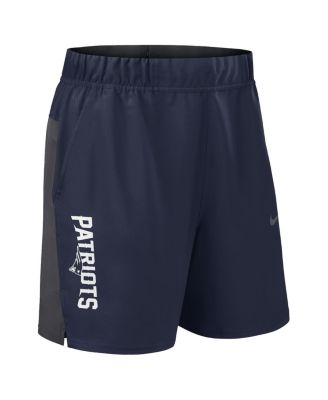Men's Navy New England Patriots Woven Victory Performance Shorts