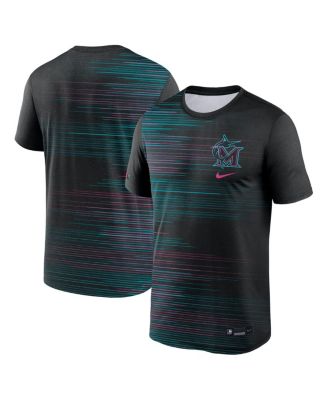 Nike - Men's Black Miami Marlins 2025 City Connect Authentic Collection Velocity Performance T-Shirt