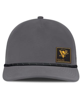 Men's Gray Pittsburgh Penguins Captain Rope Adjustable Hat