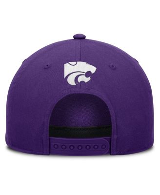 Men's Purple Kansas State Wildcats Foul Ball Rope Adjustable Hat