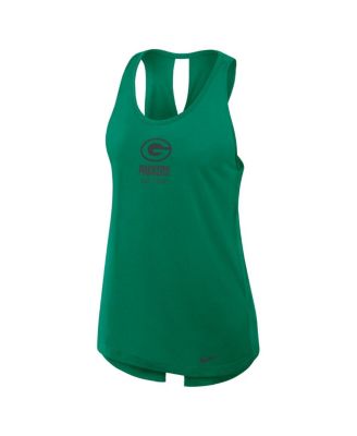 Women's Green Bay Packers Glory Crisscross Performance Tank Top