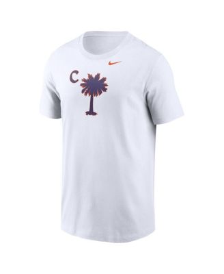 Men's White Clemson Tigers Palmetto T-Shirt
