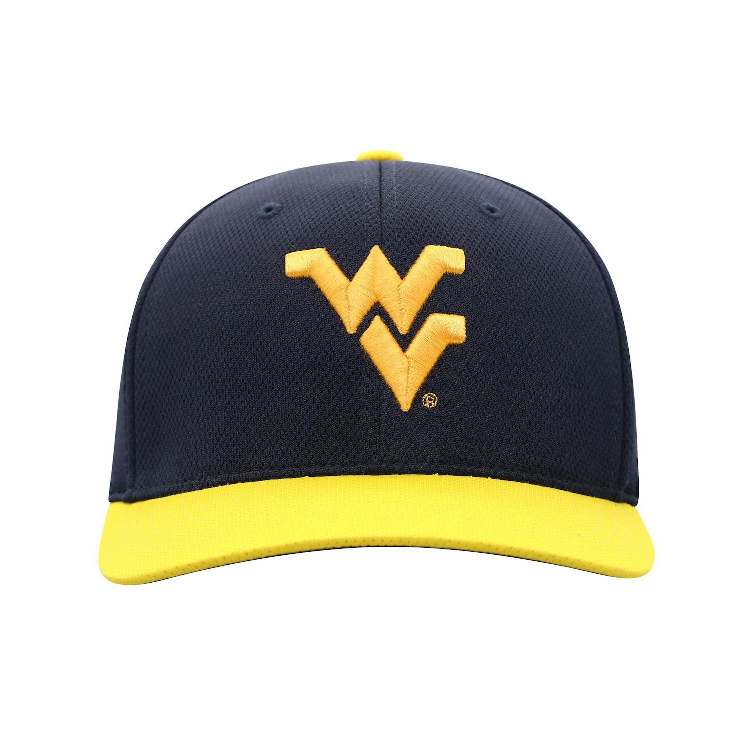 Men's True Navy West Virginia Mountaineers Reflex Two-Tone Flex Hat