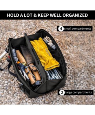 Folding Tool Bag, Multifunctional Tool Storage Bag, Zippered Duffel Bag, Water Repellent Tool Origanizer