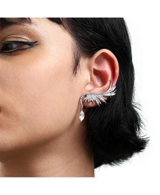 Wing Rhinestones Earcuff
