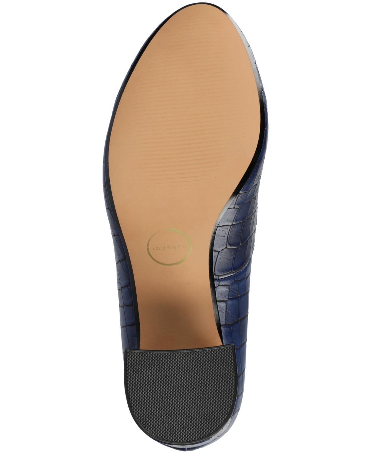 Journee Collection Women's Seraphina Round Toe Pumps In Blue