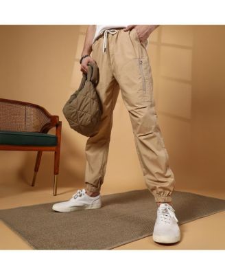 Men's Khaki Brown Parachute Utility Trousers