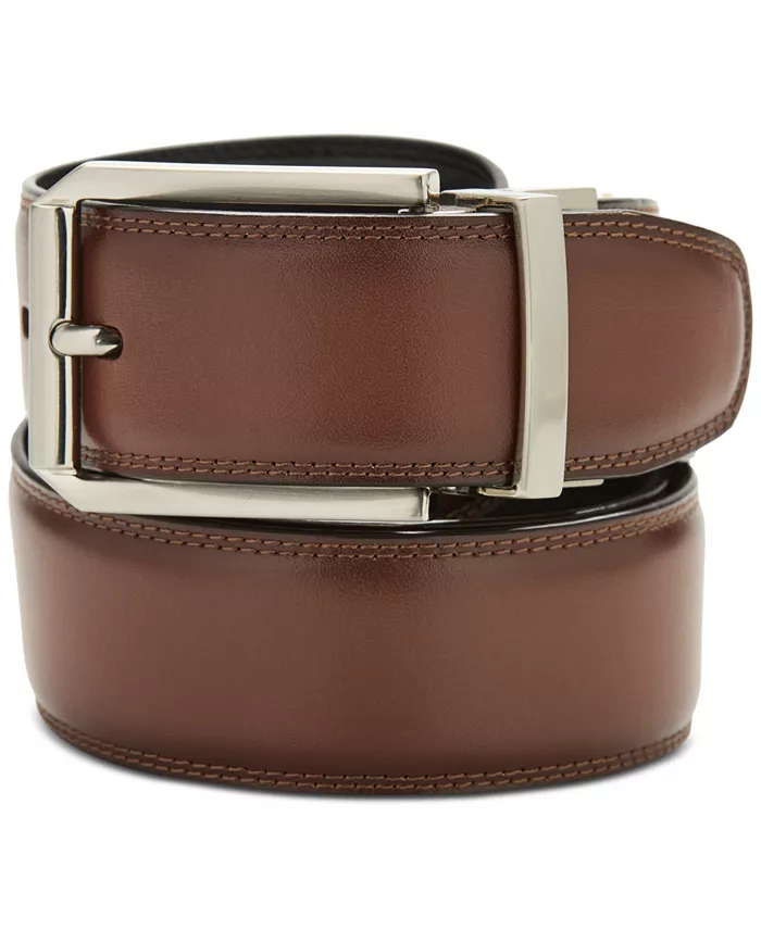 Men's Leather Halfmoon Belt