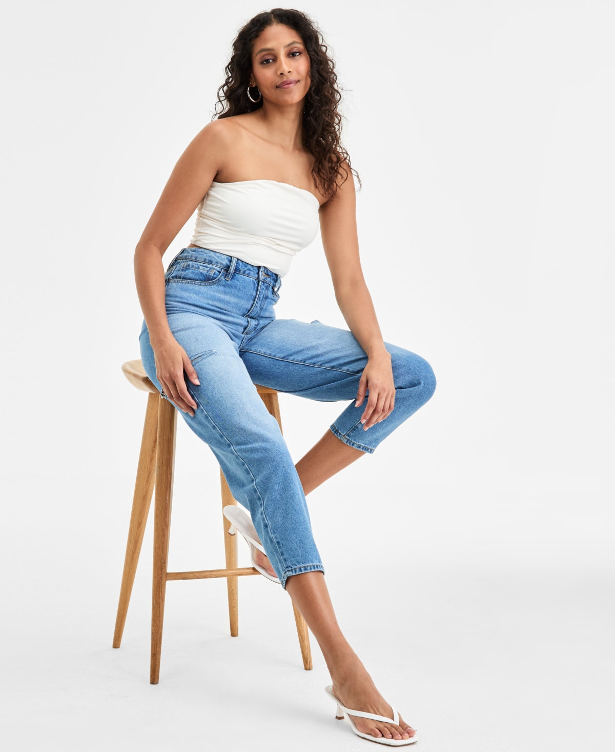Bar Iii Women's Strapless Tube Top, Exclusively At Macy's In White