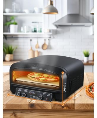 Indoor Electric Pizza Oven, Includes Pizza Stone & Shovel