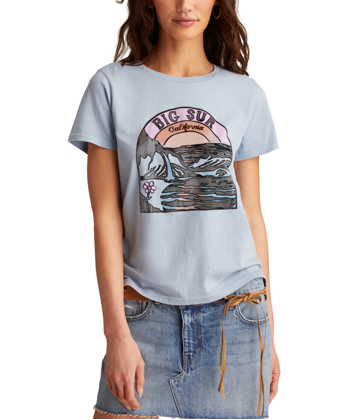 Women's Big Sur Classic Crewneck T-Shirt - Blue Fog
