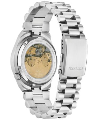 Men's Automatic Disney Mickey Mouse Stainless Steel Bracelet Watch 40mm