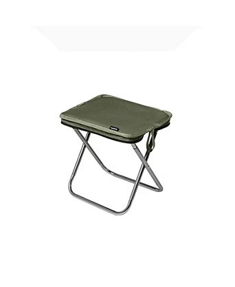 Folding Camping Stool , Portable Mini Camping Chair, Lightweight Aluminium Alloy Chair, Small Backpacking Stool with Thickened Seat Cushion