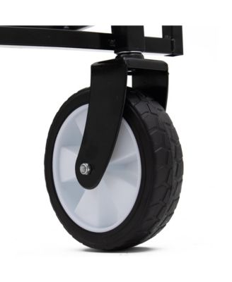 Collapsible Wagon Cart - 225lb Capacity, Beach/Utility