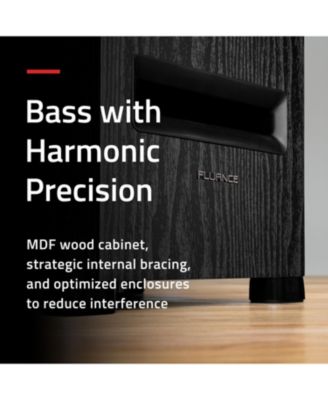 Ri91 Stereo Powered Floorstanding Tower Speakers with AMT Tweeters, 2x6.5", 150W Amp - HDMI, Bluetooth, & RCA