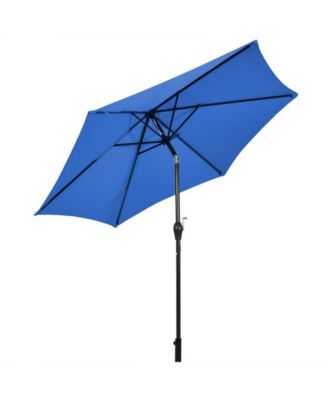 9 feet Outdoor Market Patio Table Umbrella Push Button Tilt Crank Lifeet