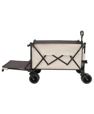 Heavy Duty Foldable Wagon with Extended Tailgate