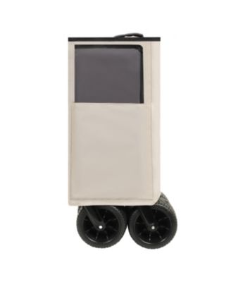 Heavy Duty Foldable Wagon with Extended Tailgate