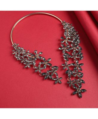 Crytstal-Cluster Statement Necklace