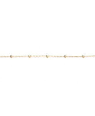 14K Gold Plated Beaded Necklace