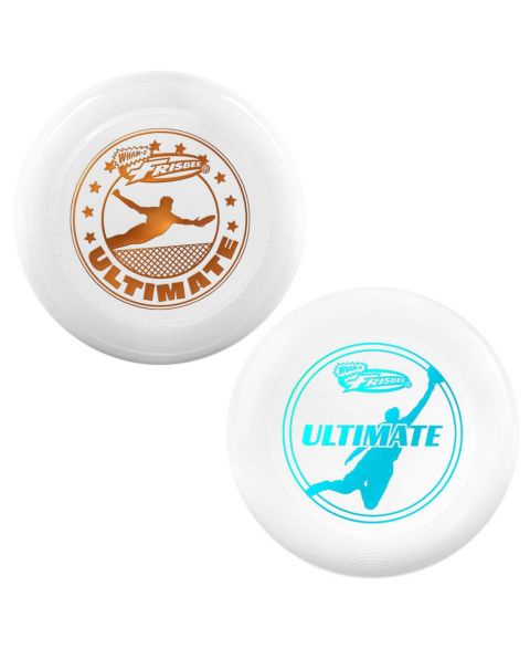 Детские игрушки Wham-o Frisbee Official Ultimate 175g Flying Disc, 10.75 Inch, Professional Training, for Competition and Outdoor Fun - 2 Pack, цвет: Белый / Оранжевый