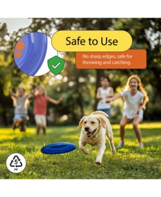 Frisbee Fastback 4 Pack Flying Disc, 9.35 Inch Dog-friendly Lightweight Toy for Professional Players - 100g