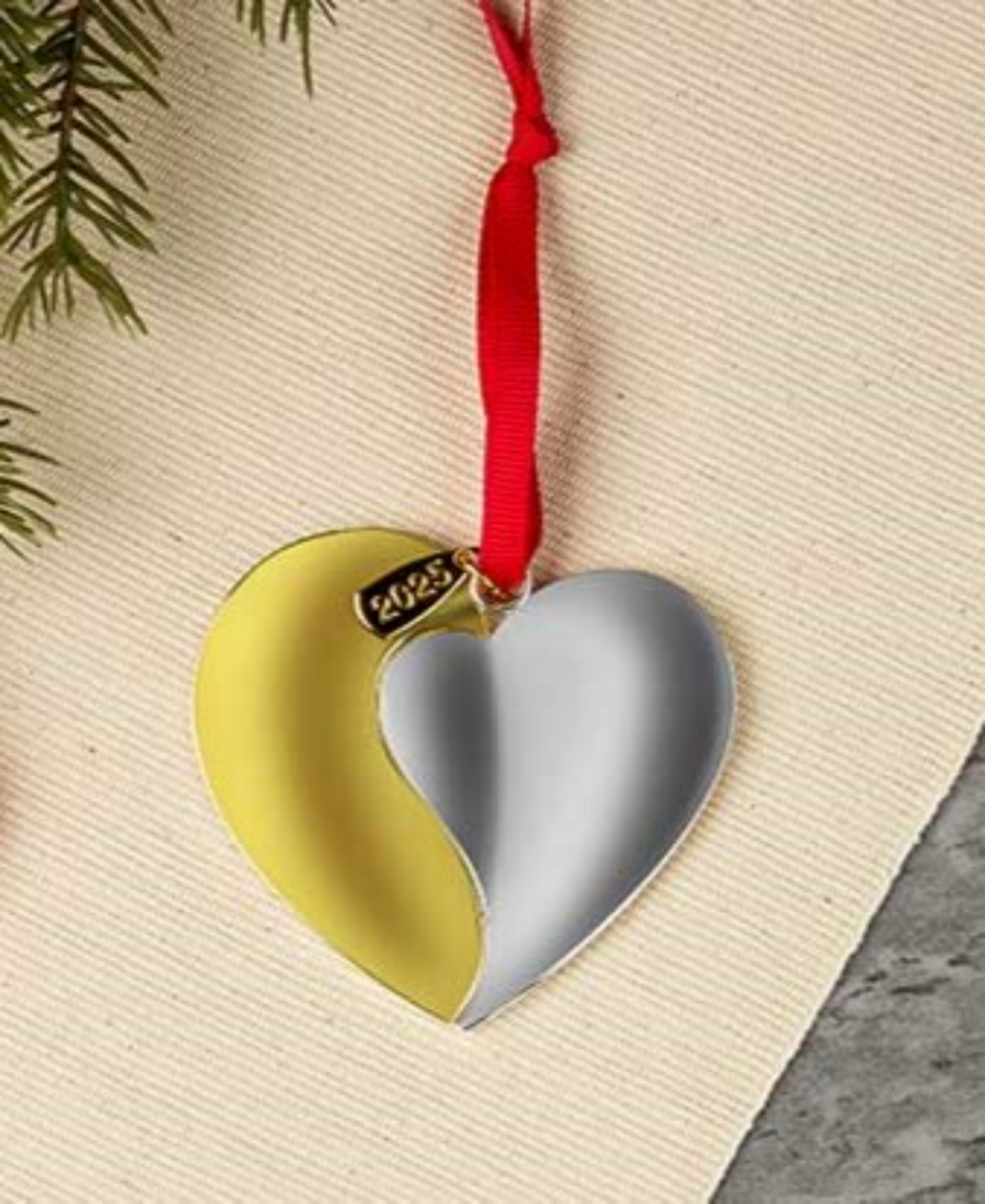Nambe Our First Christmas Together Ornament 2025 In Multi