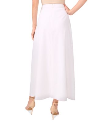 Women's Contrast-Stitching A-Line Skirt