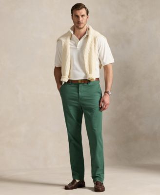 Men's Big & Tall Stretch Classic Fit Washed Chino Pants
