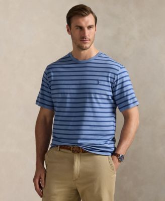 Polo Ralph Lauren - Men's Big & Tall Striped Jersey Crewneck T-Shirt