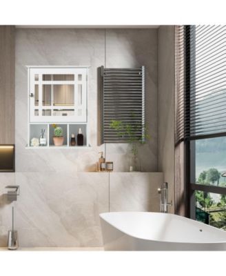 Wall Mounted and Mirrored Bathroom Cabinet