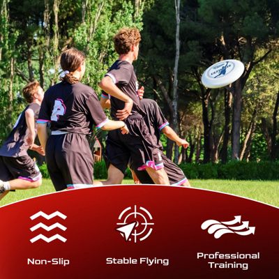 Frisbee Official Ultimate 175g Flying Disc, 10.75 Inch, Professional Training, for Competition and Outdoor Fun - 3 Pack