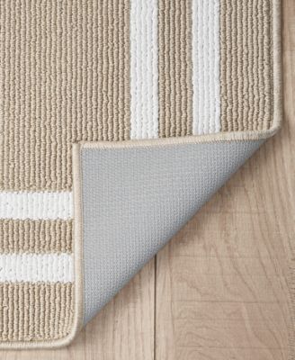 Double Line Border Tufted 2-Pc. Runner Rug Set