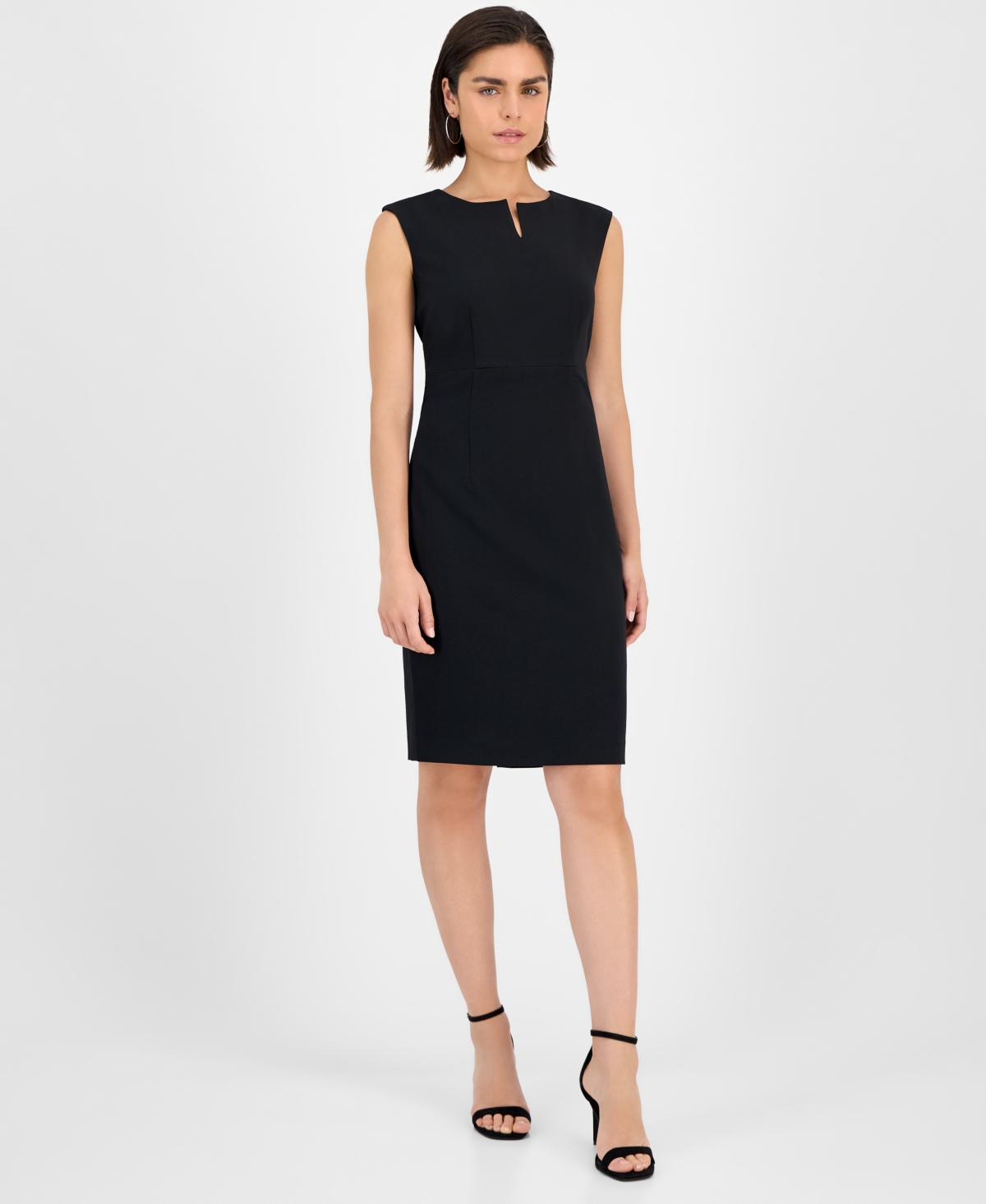 Kasper Women's Sleeveless Sheath Dress - Black