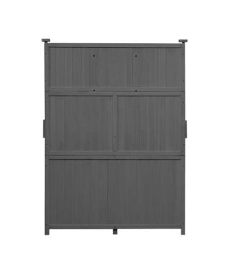 65" Garden Potting Bench - Fir Wood Workstation