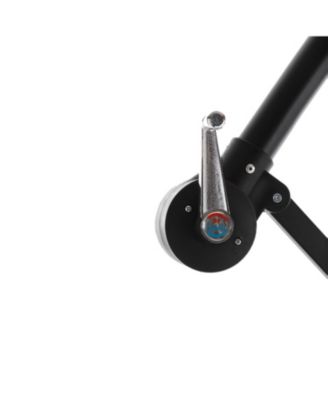 10ft Solar LED Offset Hanging Market Patio Umbrella ( Dark green )