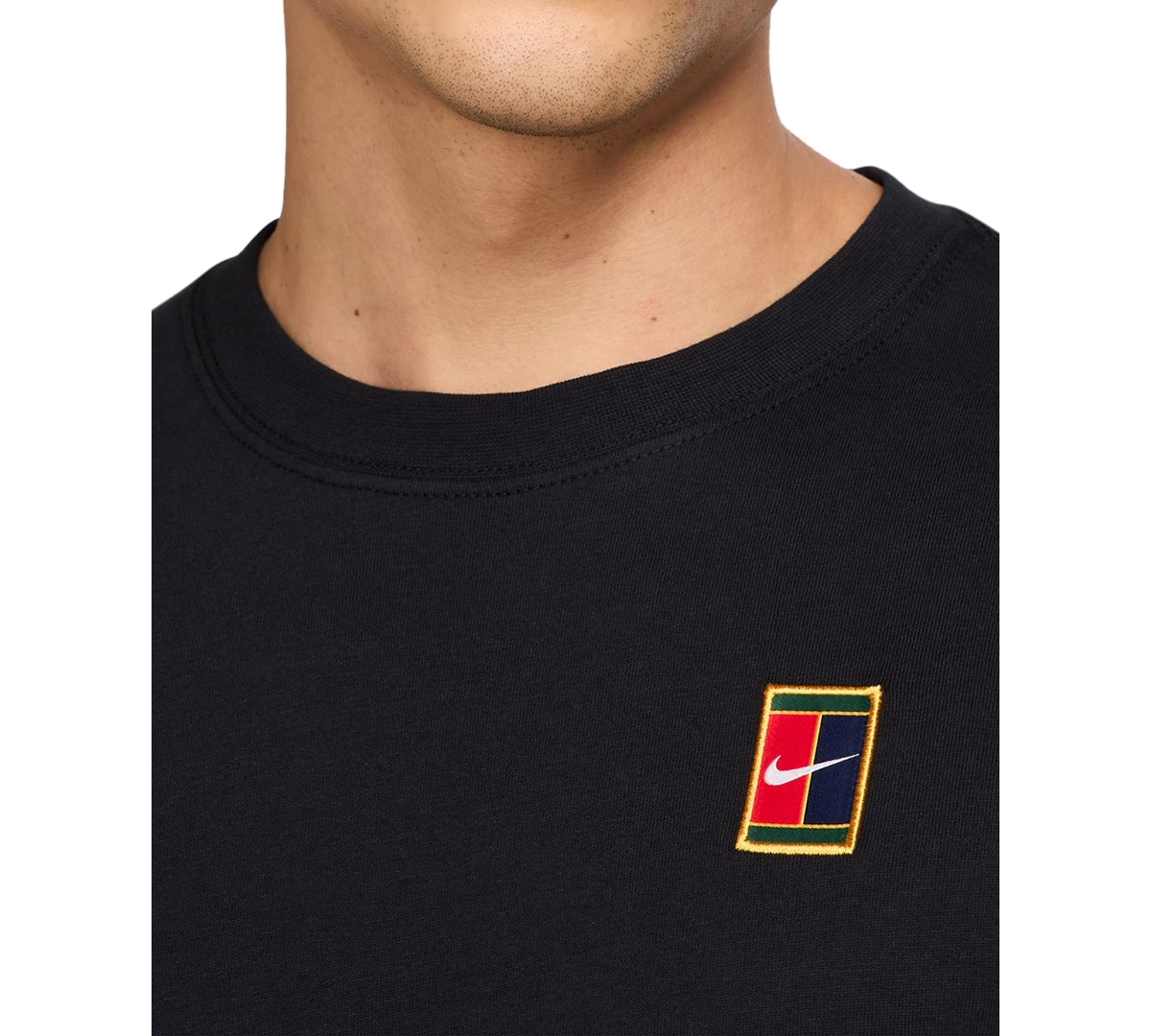 Nike Men's Court Max90 Tennis T-shirt In Black