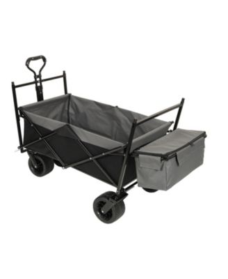 Collapsible Wagon with Canopy & All-Terrain Wheels