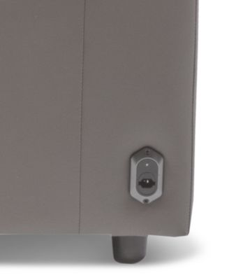 Thandler 5-Pc. Leather Chaise Sectional with 2 Power Recliners, Exclusively at Macy's