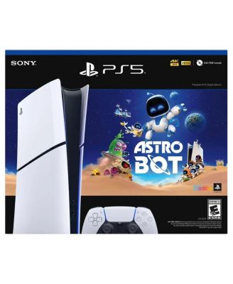 - PlayStation 5 Slim Console Digital Edition - ASTRO BOT Bundle - White