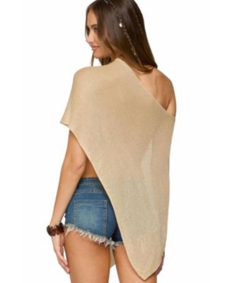 Women's Azalia Asymmetric Knit Poncho