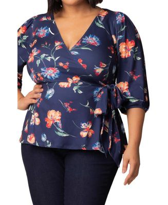 Women's Plus Size Nina V-Neck Wrap Top